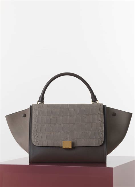 celine trapeze grey|Celine trapeze bags.